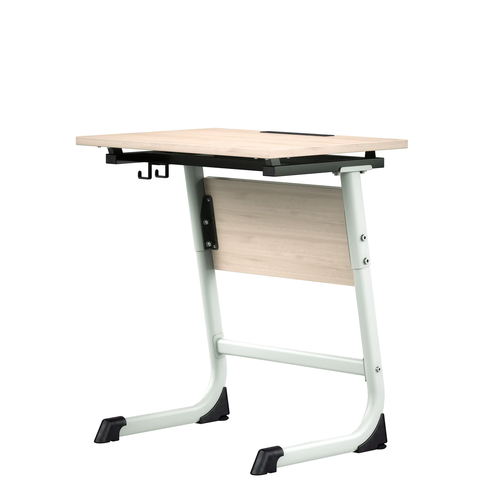 Стол ученический с НАКЛОНОМ СТОЛЕШНИЦЫ «Оптима» 1 — местный, регулируемый 3-5 группа, клен танзай
