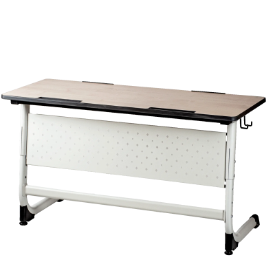PU Стол ученический «Оптима» 2 — местный ПЕРФО экран, регулируемый 