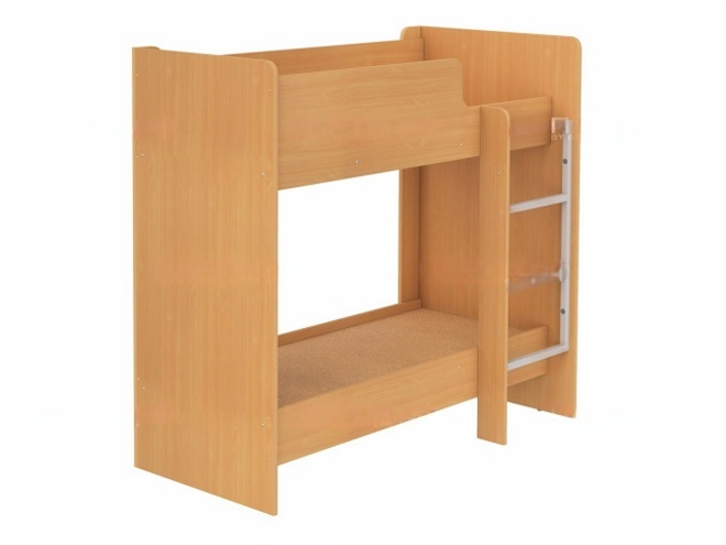 Кровать двухъярусная для детских садов бук бавария