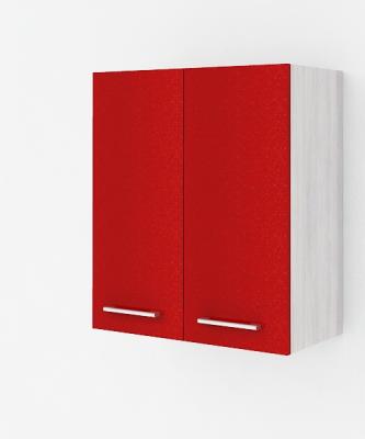 Шкаф навесной на 600 с полкой МДФ глянец