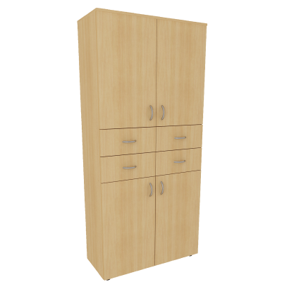 Шкаф широкий для учебных пособий (2010х850х450)