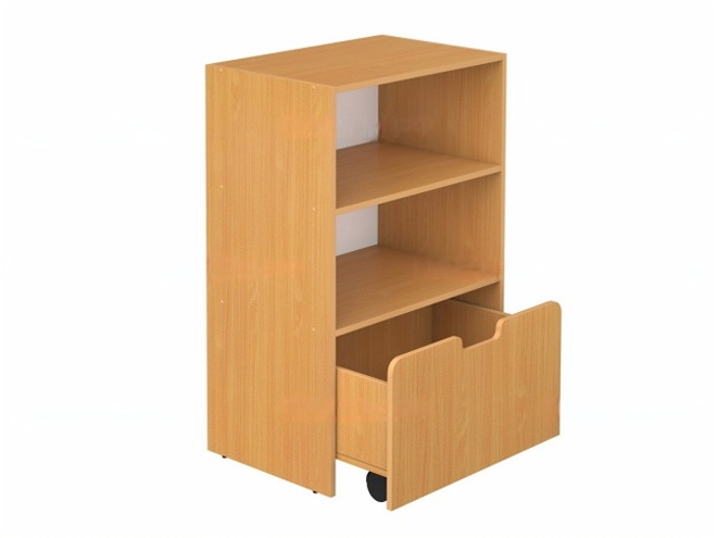 Стеллаж для игрушек и игровых материалов 3-ярусный бук бавария