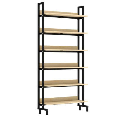 Стеллаж на металлокаркасе односторонний