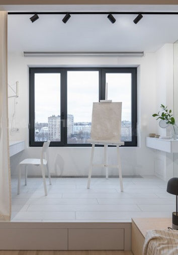 Белый мольберт Карл-Ви