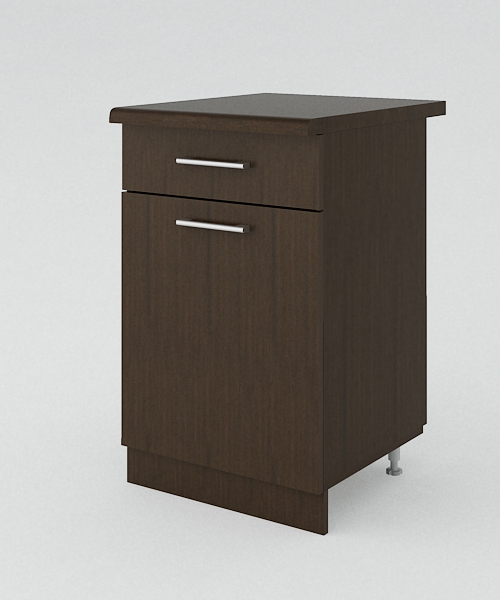 Тумба разделочная с ящиком 500x600