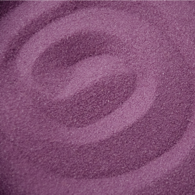 Кварцевый песок 1 кг, цвет фиолетовый фракция 0,1-0,3