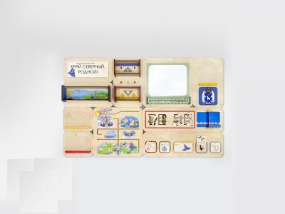 «Край северный, родной. ЯНАО» - Дидактическая настенная панель