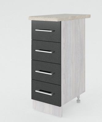 Тумба разделочная с ящиками 300*600 МДФ глянец