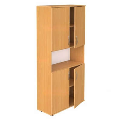 Шкаф 5-уровневый закрытый с нишей 1805 мм