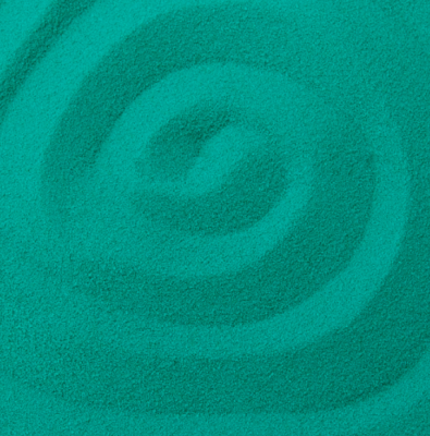 Кварцевый песок 1 кг, цвет бирюзовый фракция 0,1-0,3