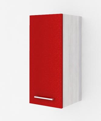 Шкаф навесной с полкой на 300 МДФ глянец