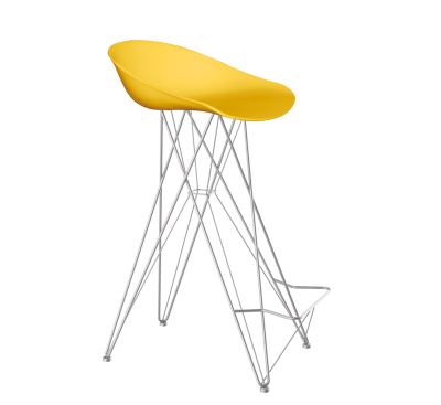 Стул барный SHT-ST19/S66 желтый