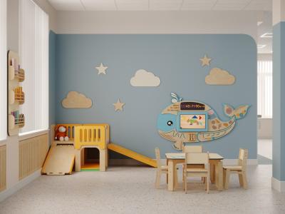 Игровой уголок в медицинском учреждении 12 м²