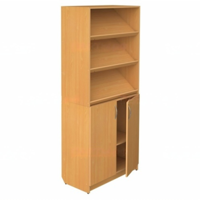 Шкаф полуоткрытый с наклонными полками для класса 1965 мм