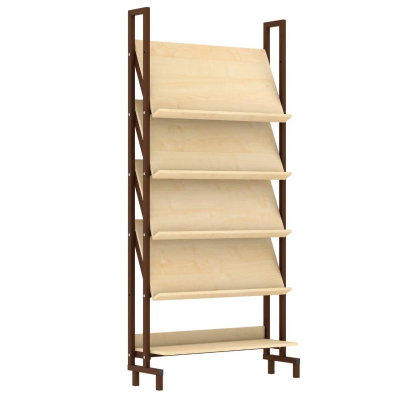  Стеллаж на металлокаркасе демонстрационный