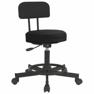 Стул кресло оператора РС12, без подлокотников, кожзам, черное