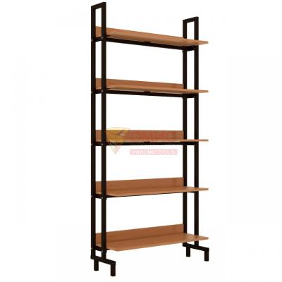 Стеллаж библиотечный односторонний (950х350х1910 мм.)