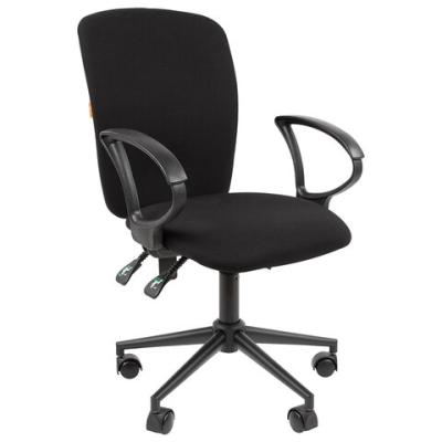 Кресло офисное Chairman CH 9801, пятилучие металл, ткань, черное