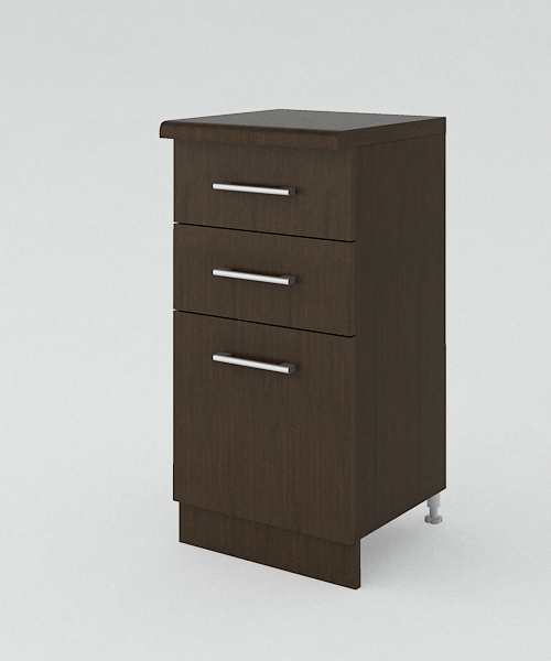 Тумба разделочная с ящиками 400*400 