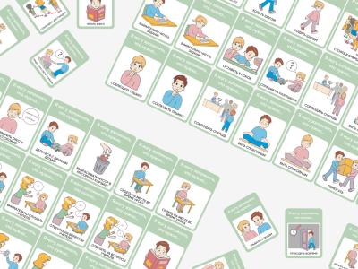 Карточки ПЭКС: визуализация «Правила поведения»