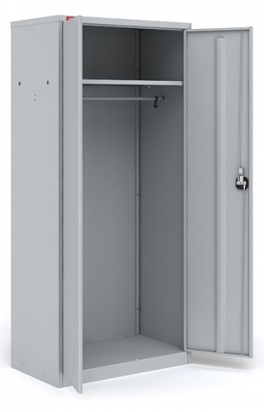 Металлический шкаф для хранения верхней одежды ШАМ-11.Р