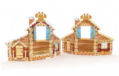 Декорация-ширма "Дом зима-лето"