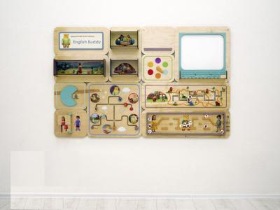 English Buddy - Дидактическая настенная панель для кабинета Английского языка