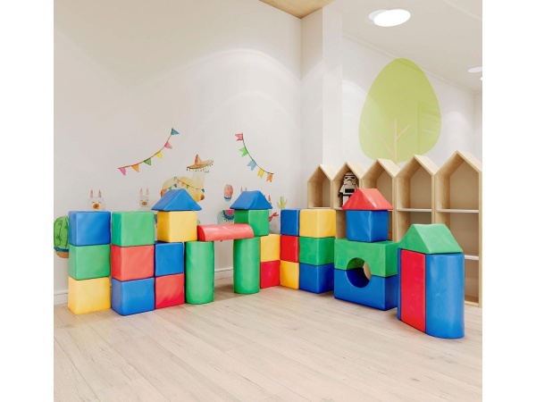 Мягкий конструктор «Царство» синий