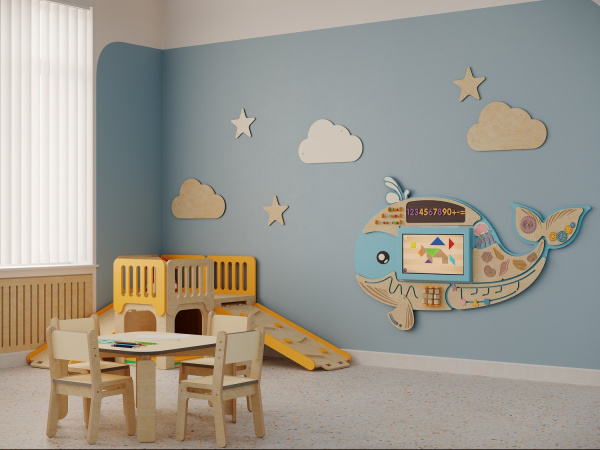 Игровой уголок в медицинском учреждении 12 м²