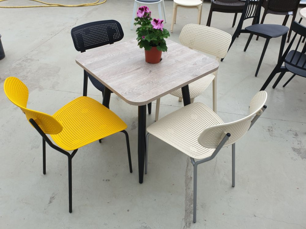 Основание для стола SHT-TU14 черный муар