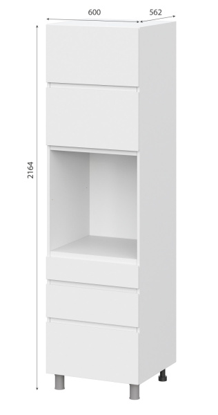 КГ "Одри" Пенал под духовку 0,6м 6п1 серия 2