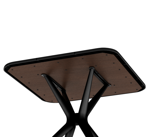 Пластиковый стол SHT-TU30/TT30 83/83 черный