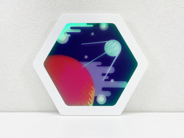 Декоративная тактильная панель с подсветкой - «Спутник»