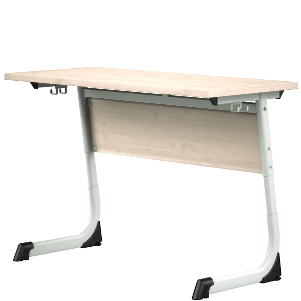 Стол ученический «Оптима» LITE 2 — местный, регулируемый 3 - 5 группа, клен танзай 22 мм  с