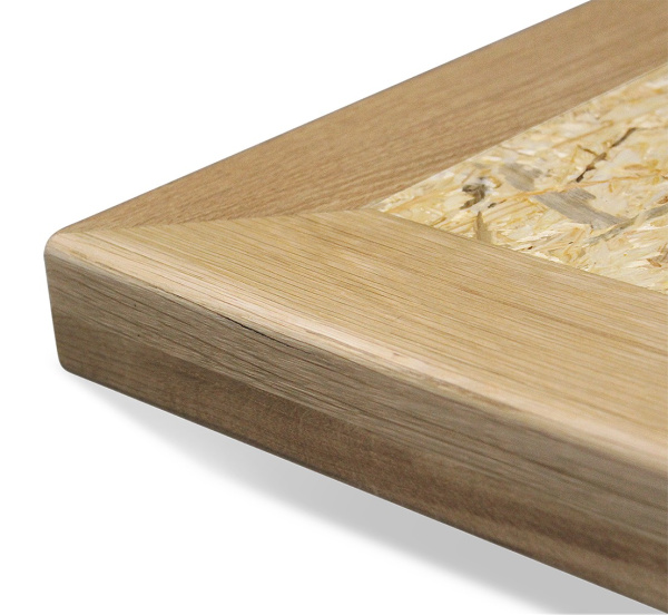 Столик журнальный SHT-TU29/H36/70/70 ДУБ/OSB