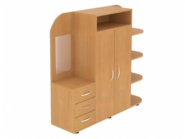 Игровой модуль "Гардероб" для детского сада бук бавария