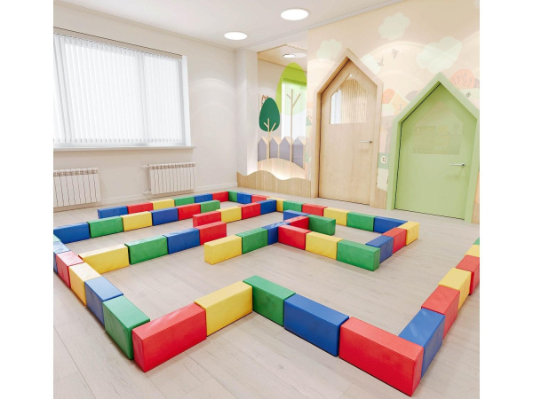 Мягкий спортивный модуль «Лабиринт» (миди)