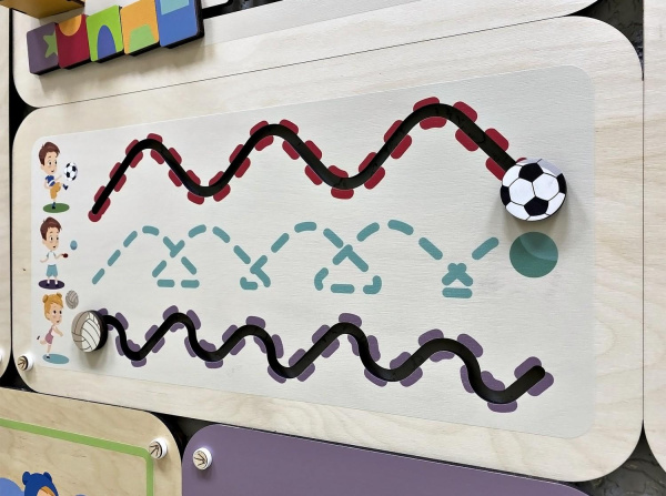 «Наши чемпионы» - Дидактическая настенная панель