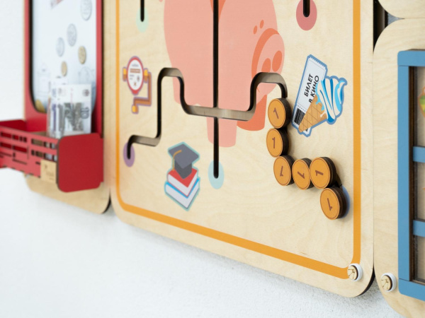 «Финансовая грамотность» - Дидактическая настенная панель