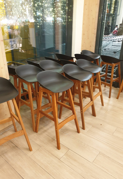 Стул барный SHT-ST19/S65 черный