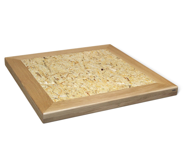 Столик журнальный SHT-TU29/H36/70/70 ДУБ/OSB