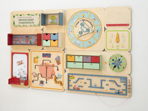 «Финансовая грамотность» - Дидактическая настенная панель
