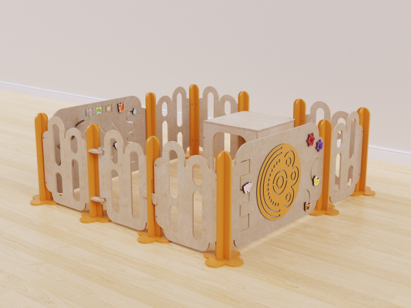 Модульный игровой манеж из коллекции «НЕГА» №2 (малый)