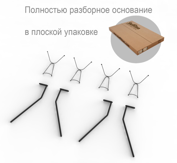 Подстолье SHT-TU34-P металлическое