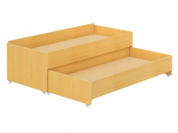 Кровать двухъярусная выкатная для детских садов бук бавария