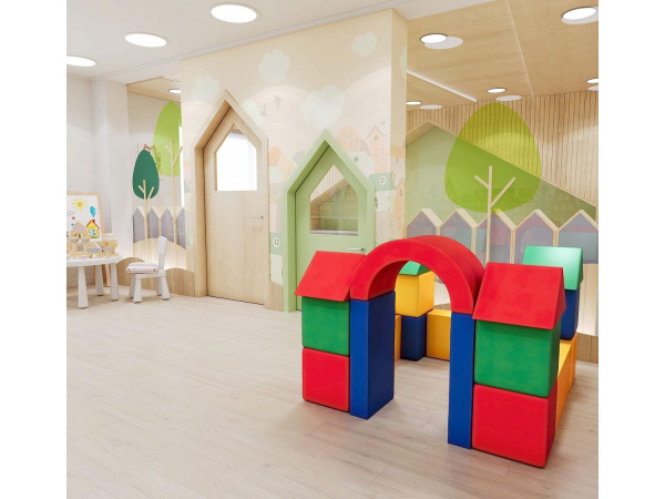 Мягкий игровой комплекс «Замок» синий