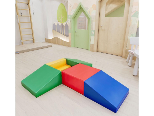 Мягкий игровой комплекс «Звездолет» синий