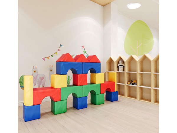 Мягкий конструктор «Колизей» синий