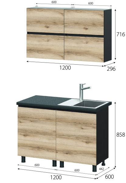 Берген 2/ 1,2 м