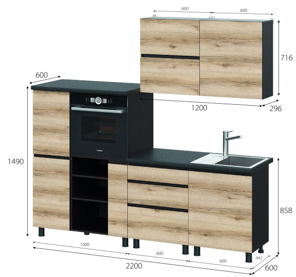 Берген 6/ 2,2 м